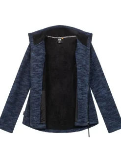 Ragwear Damen Strickjacke - Liram Melange in marine