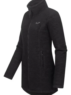 Ragwear Damen Strickjacke - Miram Melange in schwarz