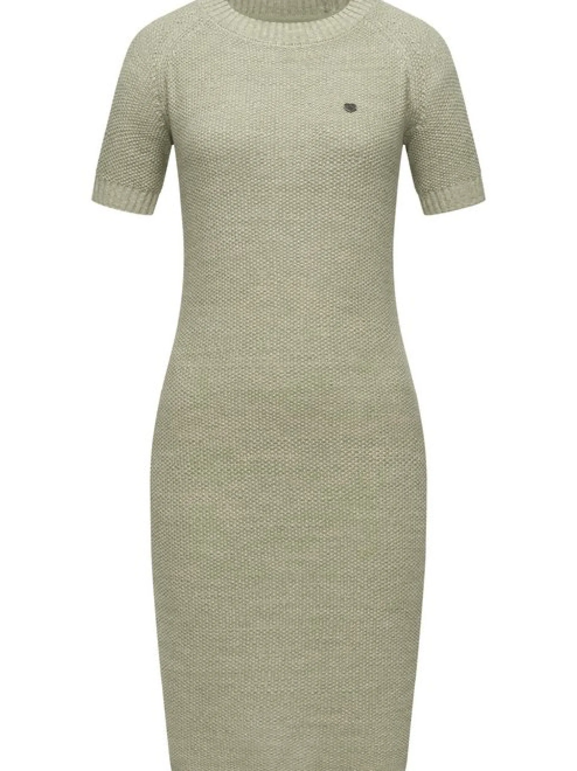Ragwear Damen Strickkleid - Kolya in grün - Länge: kurz