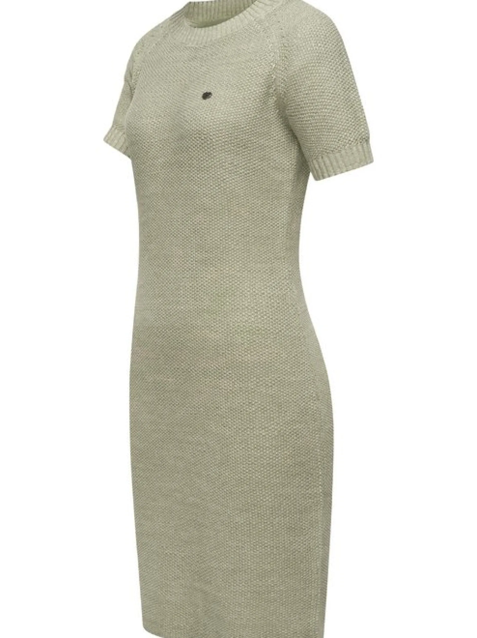 Ragwear Damen Strickkleid - Kolya in grün - Länge: kurz