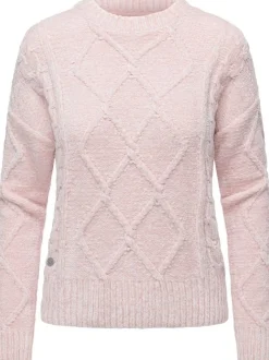 Ragwear Damen Strickpullover - Jannina in rosa