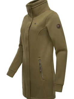 Ragwear Damen Sweatjacke - Letrice Bonded in oliv
