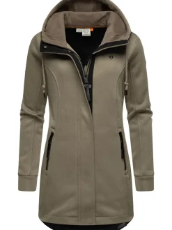 Ragwear Damen Sweatjacke - Letti Bonded in braun