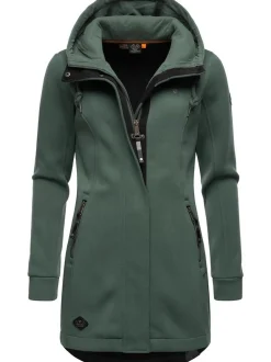 Ragwear Damen Sweatjacke - Letti Bonded in grün