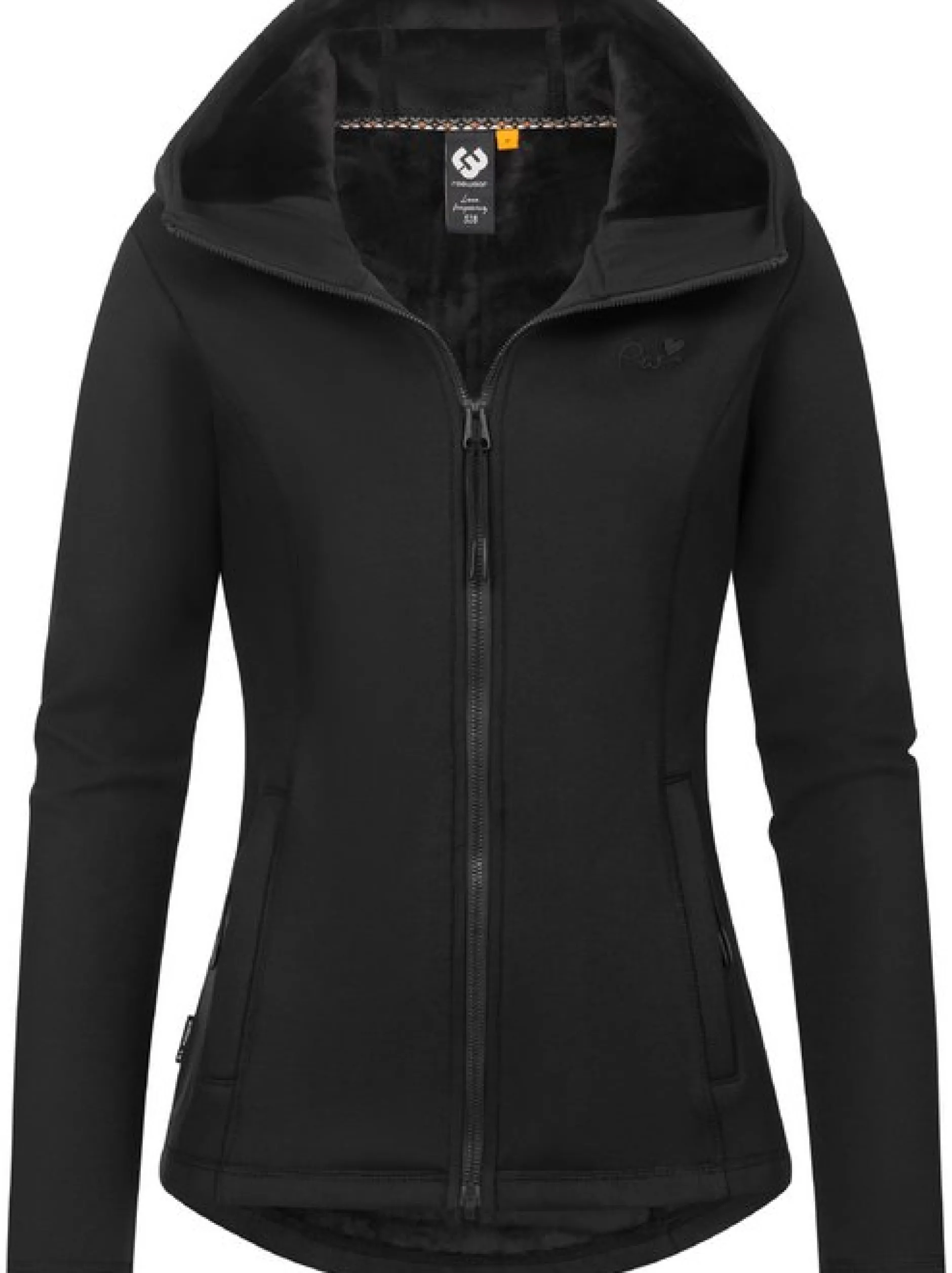 Ragwear Damen Sweatjacke - Lyshka in schwarz