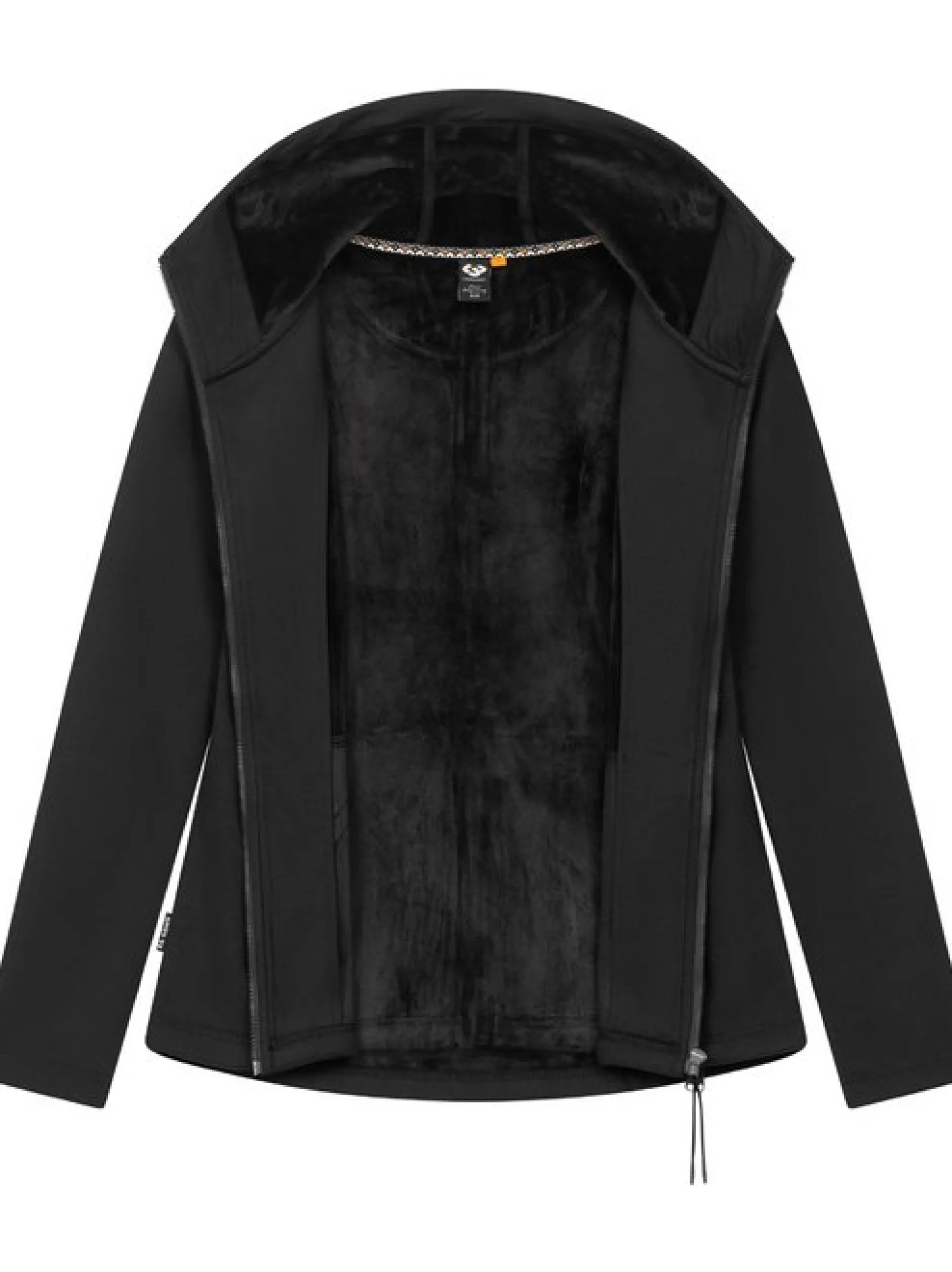 Ragwear Damen Sweatjacke - Lyshka in schwarz