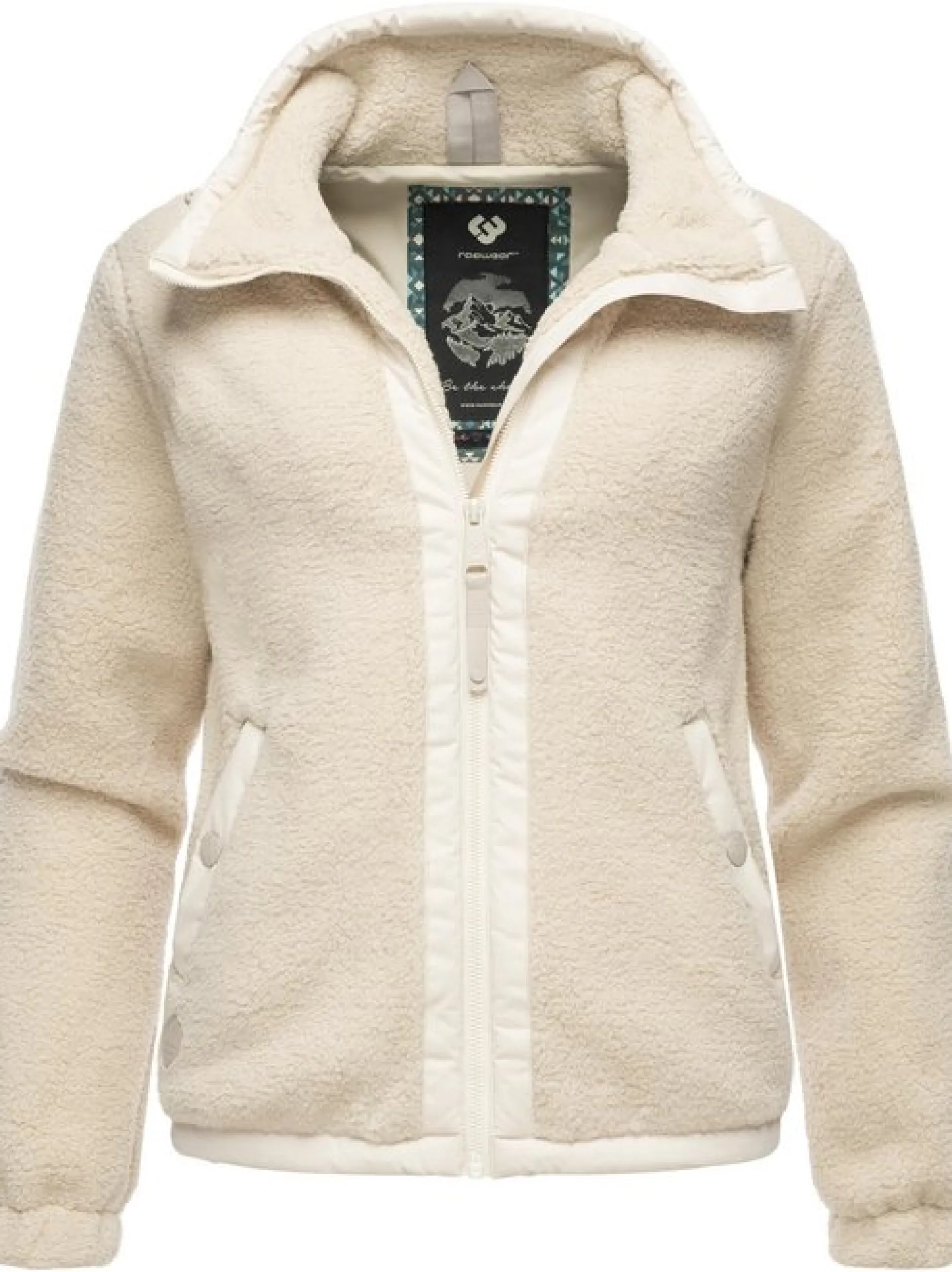 Ragwear Damen Sweatjacke - Nordicka in beige