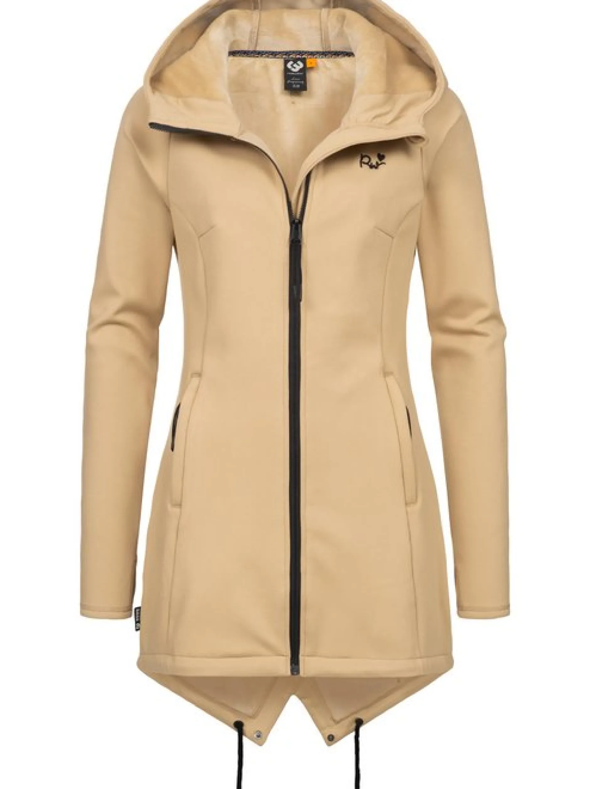 Ragwear Damen Sweatjacke - Wingi in taupe