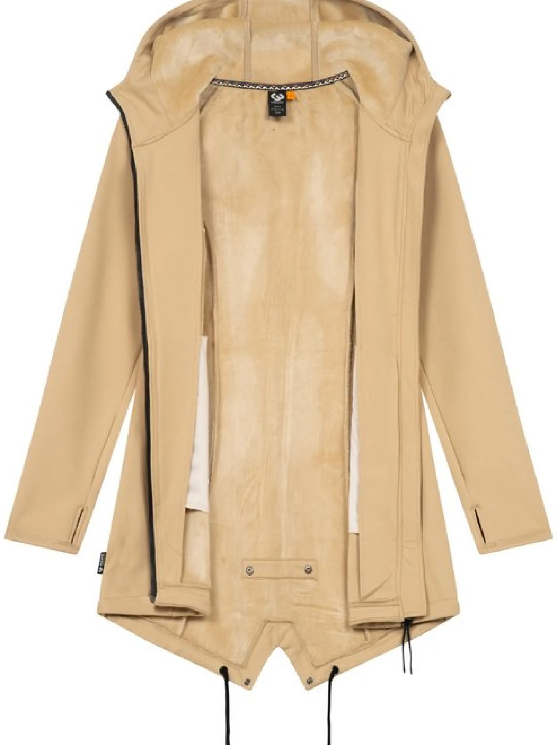 Ragwear Damen Sweatjacke - Wingi in taupe