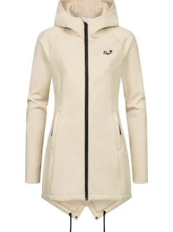Ragwear Damen Sweatjacke - Wingi in ecru