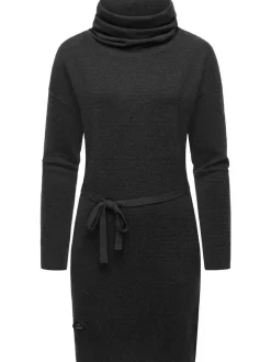 Ragwear Damen Sweatkleid - Babett Dress Intl. in grau