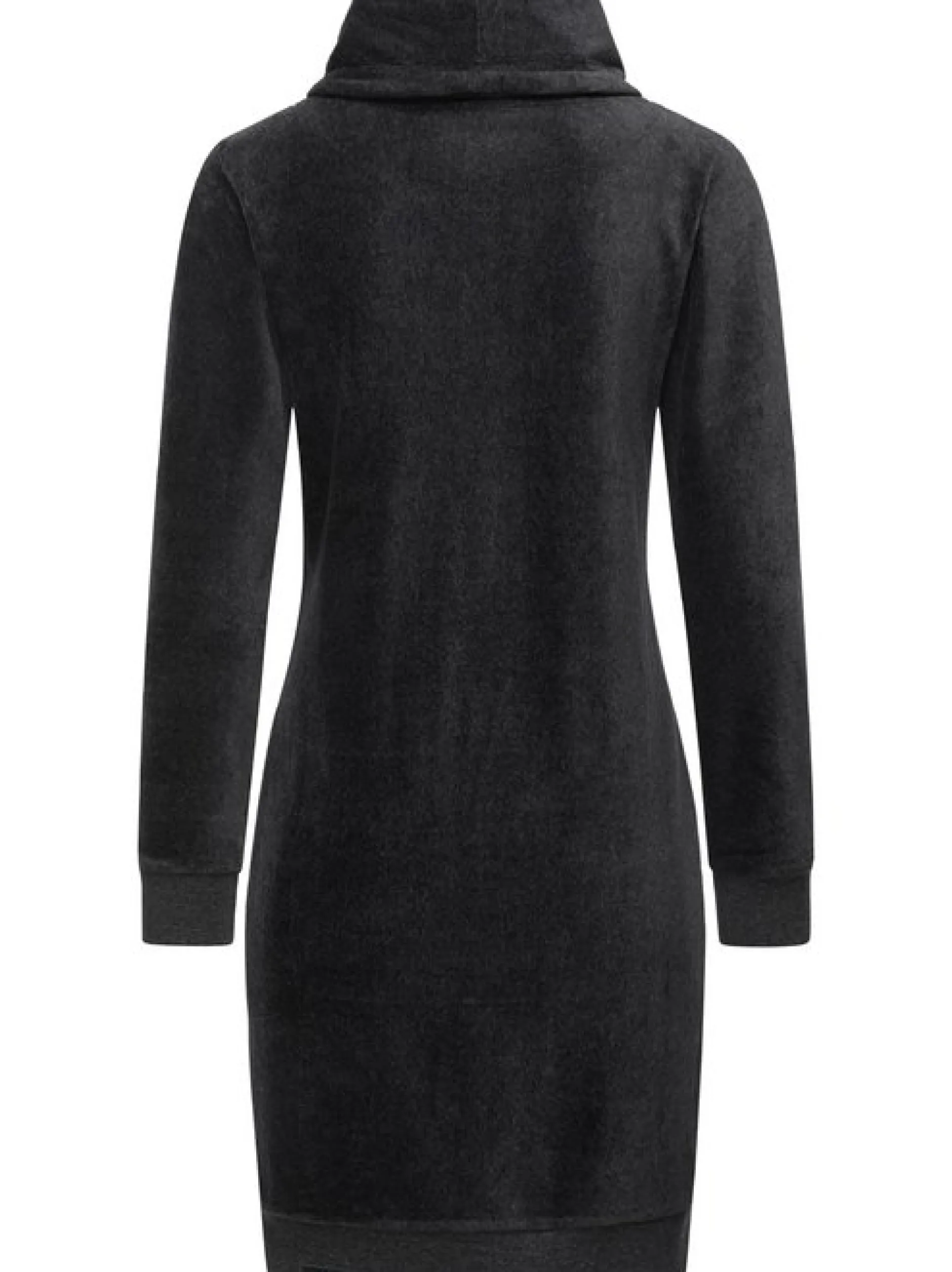 Ragwear Damen Sweatkleid - Chloe Velvet in grau