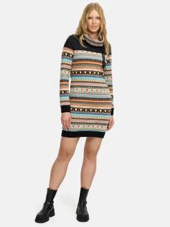 Ragwear Damen Sweatkleid - Chlloe Jacquard YOUMODO in mehrfarbig