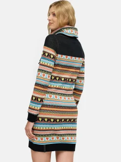 Ragwear Damen Sweatkleid - Chlloe Jacquard YOUMODO in mehrfarbig