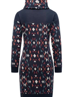 Ragwear Damen Sweatkleid - Chlloe Aztec YOUMODO in marine