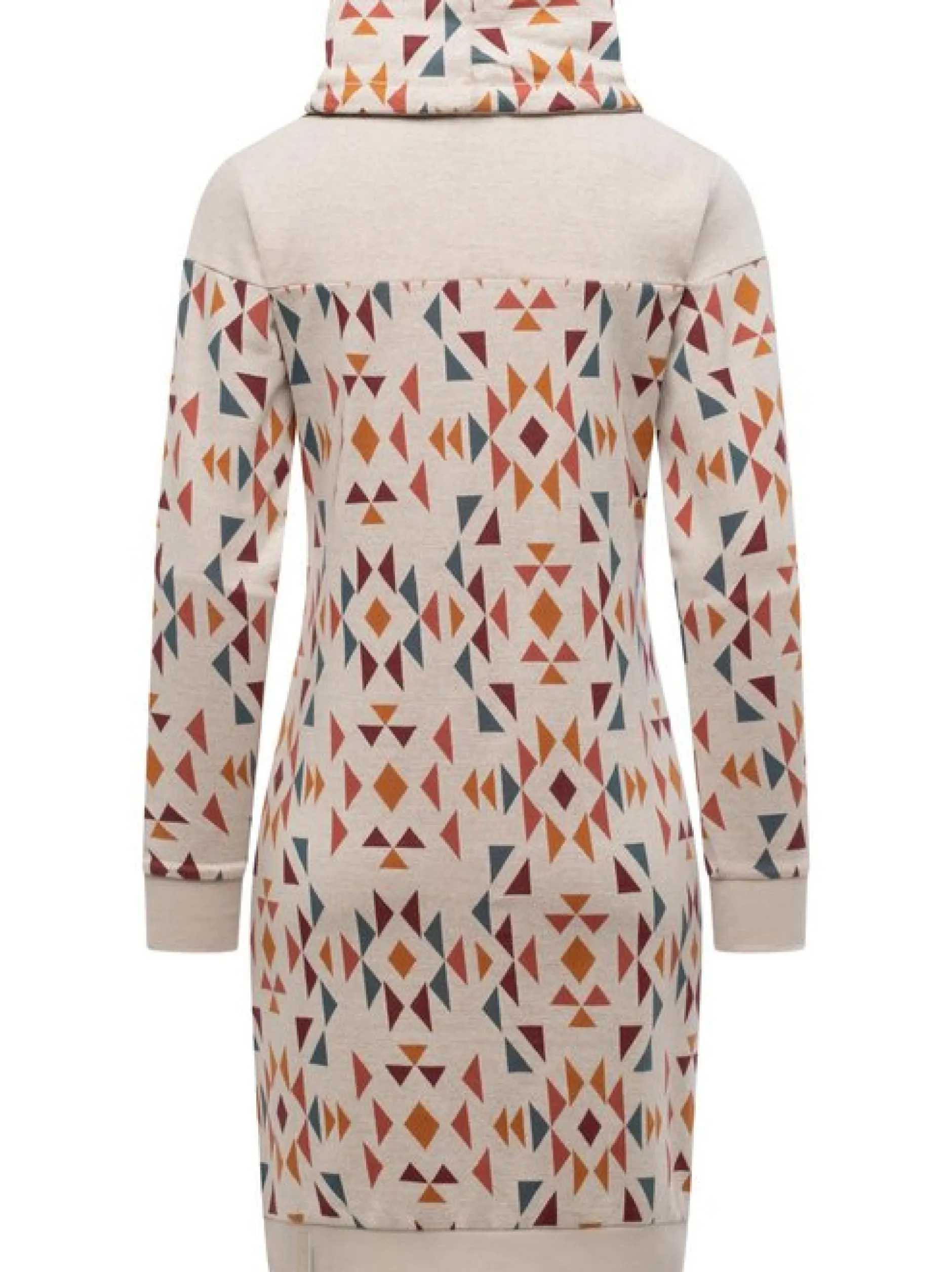 Ragwear Damen Sweatkleid - Chlloe Aztec YOUMODO in ecru