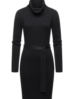 Ragwear Damen Sweatkleid - Miyya in schwarz