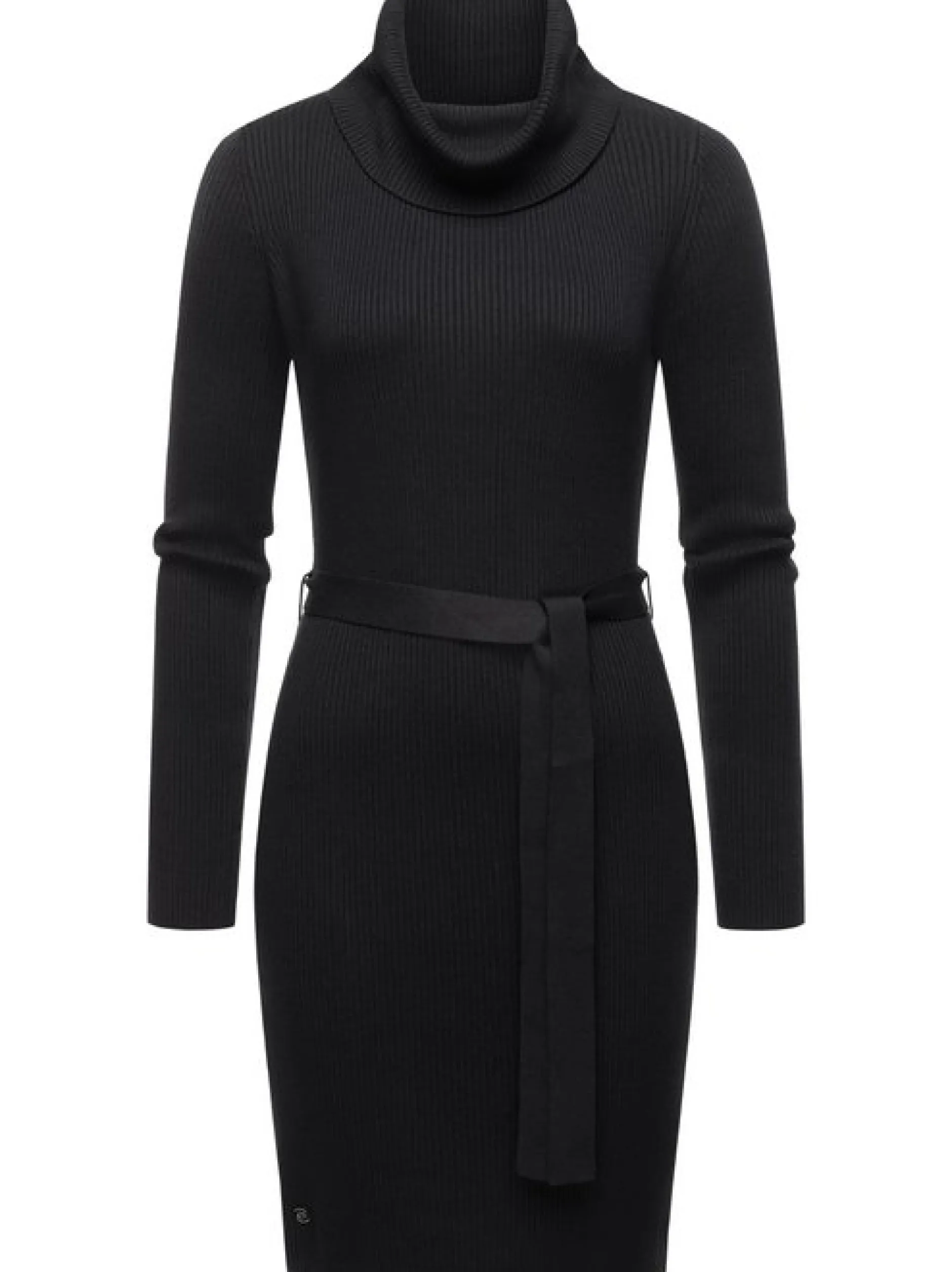 Ragwear Damen Sweatkleid - Miyya in schwarz