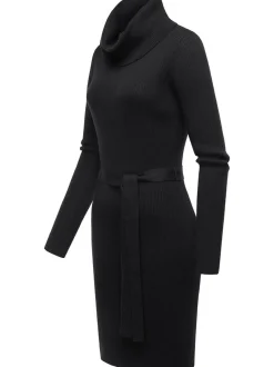Ragwear Damen Sweatkleid - Miyya in schwarz