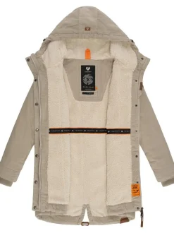 Ragwear Damen Winterjacke - Canny Corduroy in beige