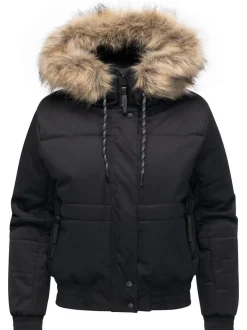 Ragwear Damen Winterjacke - Deluxia YOUMODO in schwarz