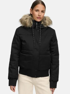 Ragwear Damen Winterjacke - Deluxia YOUMODO in schwarz