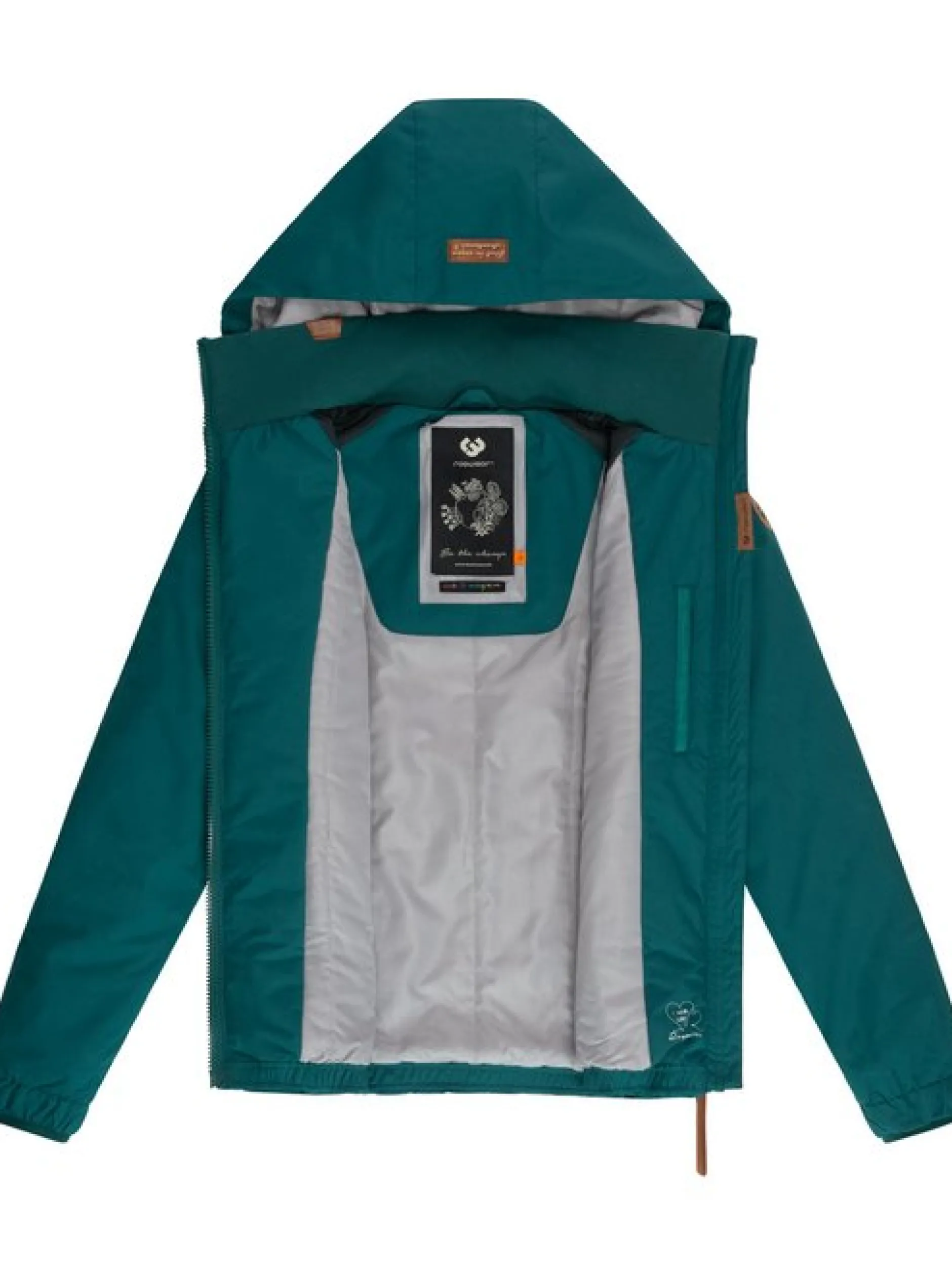 Ragwear Damen Winterjacke - Dizzie Winter in petrol