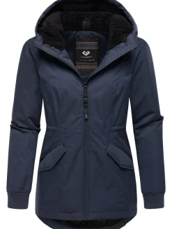 Ragwear Damen Winterjacke - Dowey Warm Rain in marine