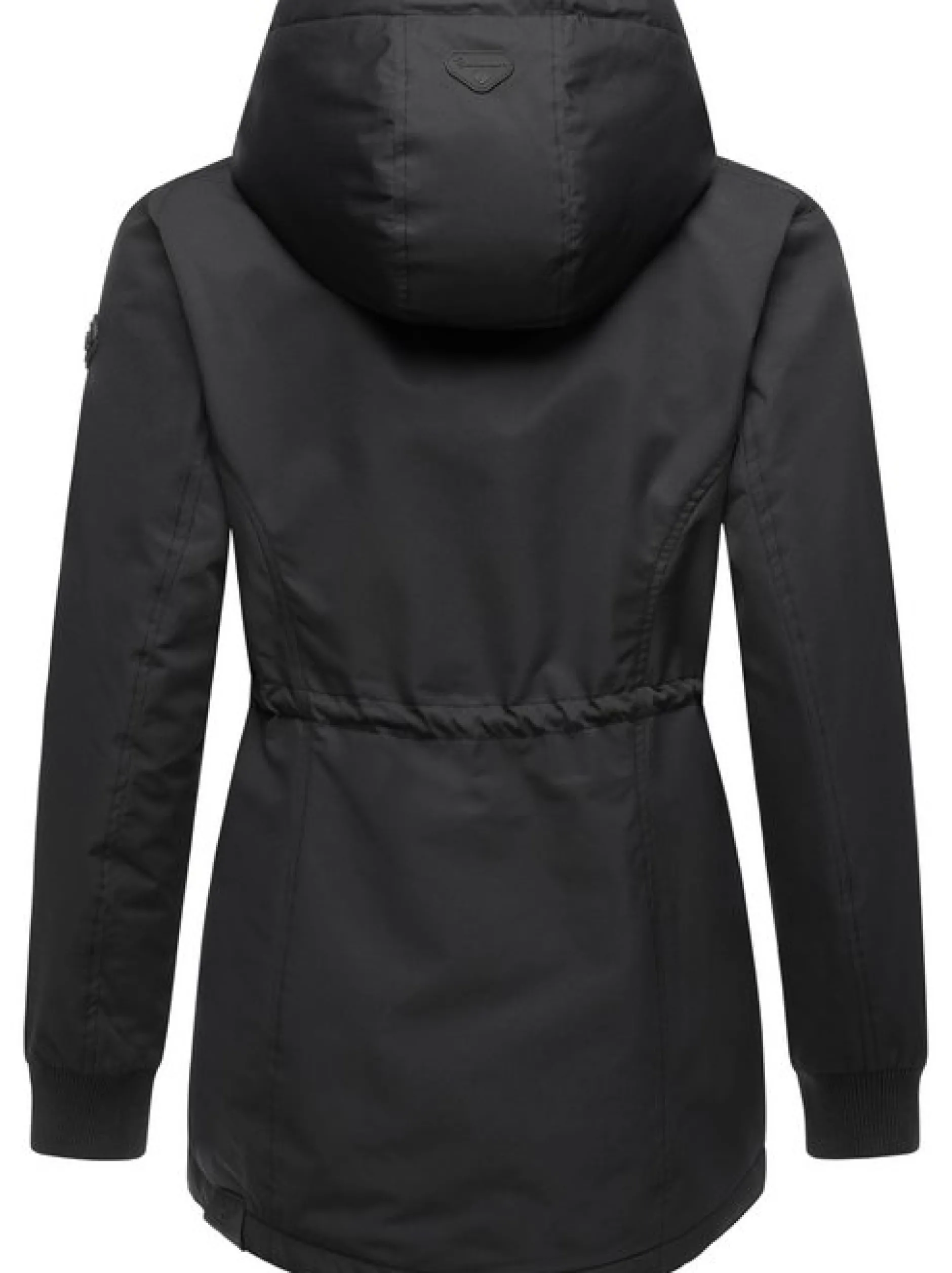 Ragwear Damen Winterjacke - Dowey Warm Rain in schwarz