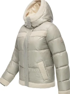 Ragwear Damen Winterjacke - Editah Shiny YOUMODO in beige