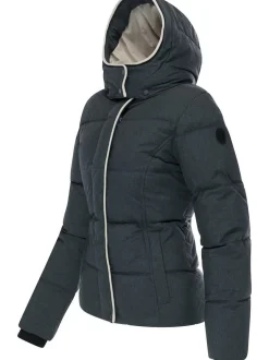Ragwear Damen Winterjacke - Gleama Melange YOUMODO in grau