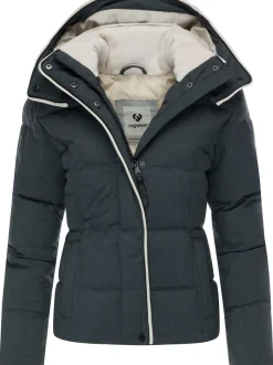 Ragwear Damen Winterjacke - Gleama Melange YOUMODO in grau