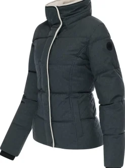 Ragwear Damen Winterjacke - Gleama Melange YOUMODO in grau