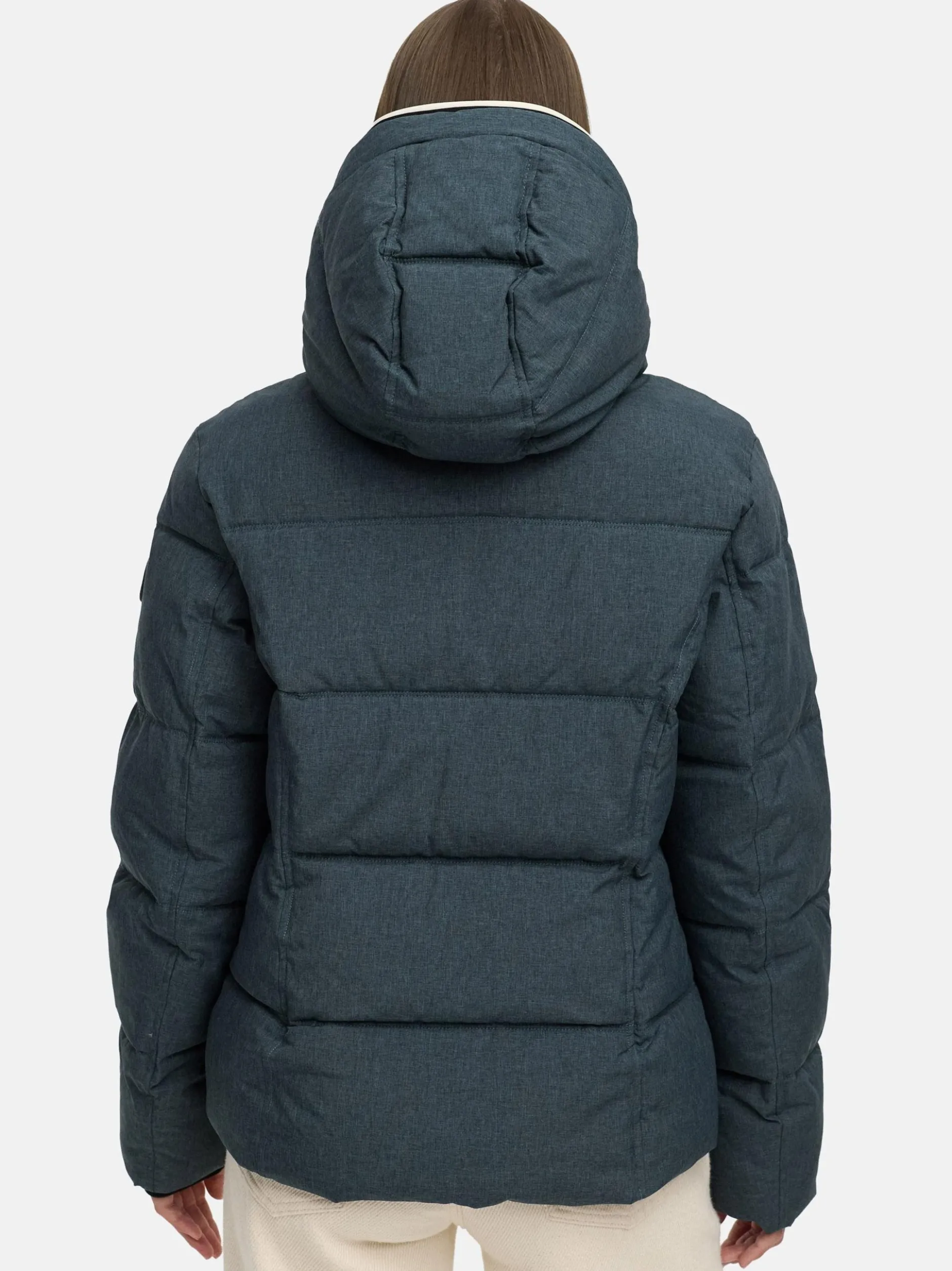 Ragwear Damen Winterjacke - Gleama Melange YOUMODO in grau