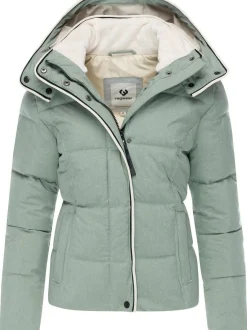 Ragwear Damen Winterjacke - Gleama Melange YOUMODO in grün