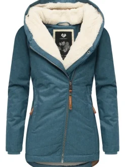 Ragwear Damen Winterjacke - Gordon in blue stone