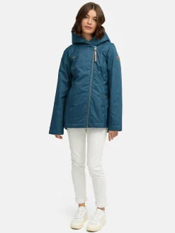 Ragwear Damen Winterjacke - Gordon in blue stone