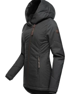 Ragwear Damen Winterjacke - Gordon in schwarz