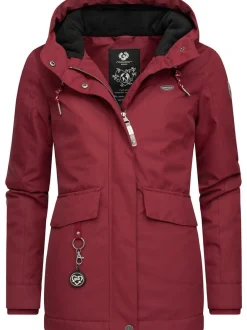 Ragwear Damen Winterjacke - Jazmin Remake II Intl. in bordeaux