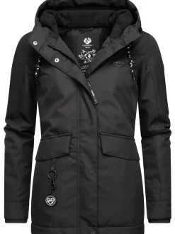 Ragwear Damen Winterjacke - Jazmin Remake II Intl. in schwarz