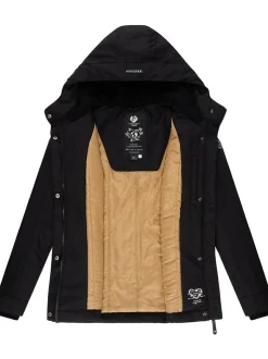 Ragwear Damen Winterjacke - Jazmin Remake II Intl. in schwarz