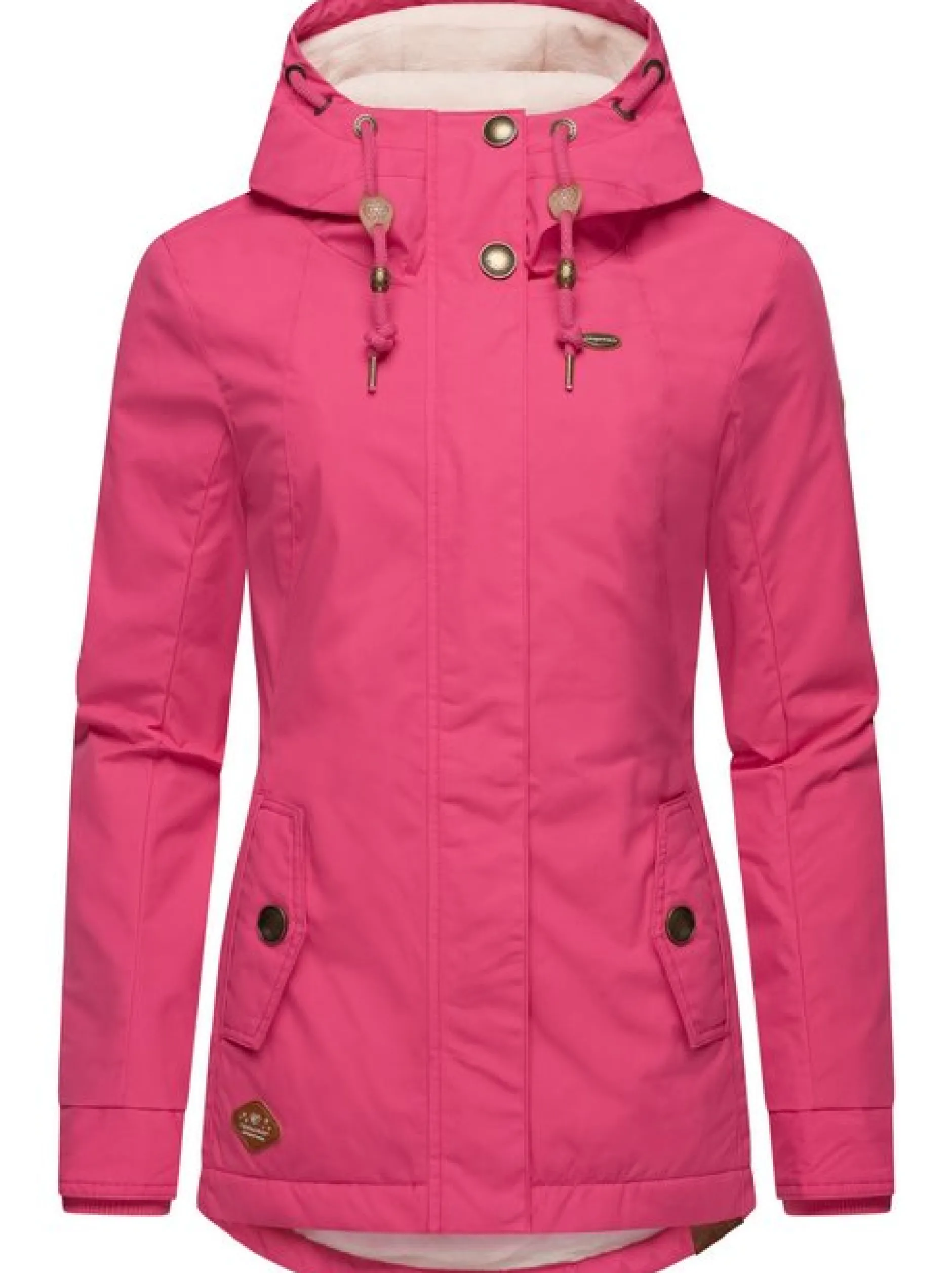 Ragwear Damen Winterjacke - Monade in fuchsia