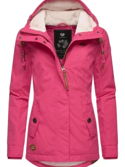 Ragwear Damen Winterjacke - Monade in fuchsia