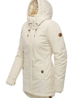 Ragwear Damen Winterjacke - Monadena Parka YOUMODO in ecru