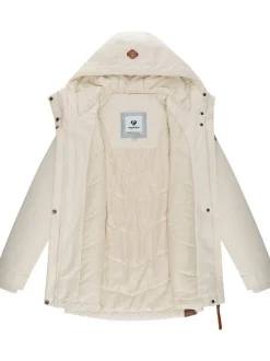 Ragwear Damen Winterjacke - Monadena Parka YOUMODO in ecru