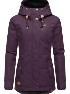 Ragwear Damen Winterjacke - Monade in lila