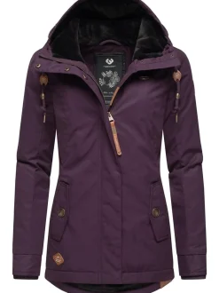 Ragwear Damen Winterjacke - Monade in lila