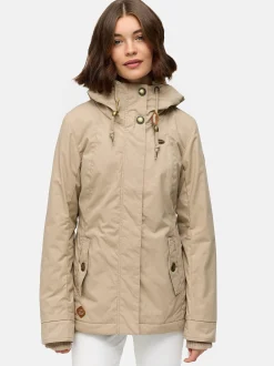 Ragwear Damen Winterjacke - Monade in taupe
