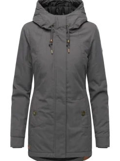 Ragwear Damen Winterjacke - Monadena Parka YOUMODO in grau