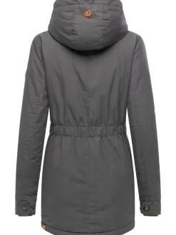 Ragwear Damen Winterjacke - Monadena Parka YOUMODO in grau